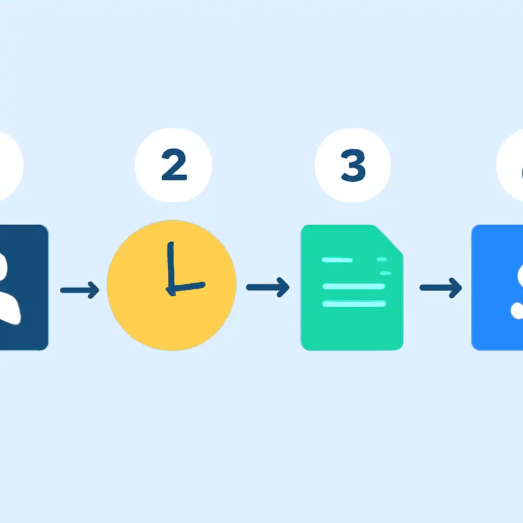 Annotated step diagram: payout timings process with numbered callouts, 10cric